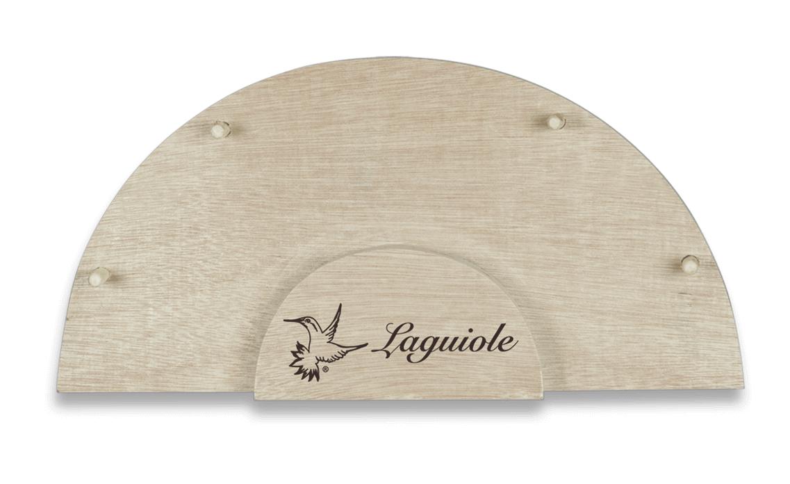 Présentoir en bois pour quatre couteaux de poche