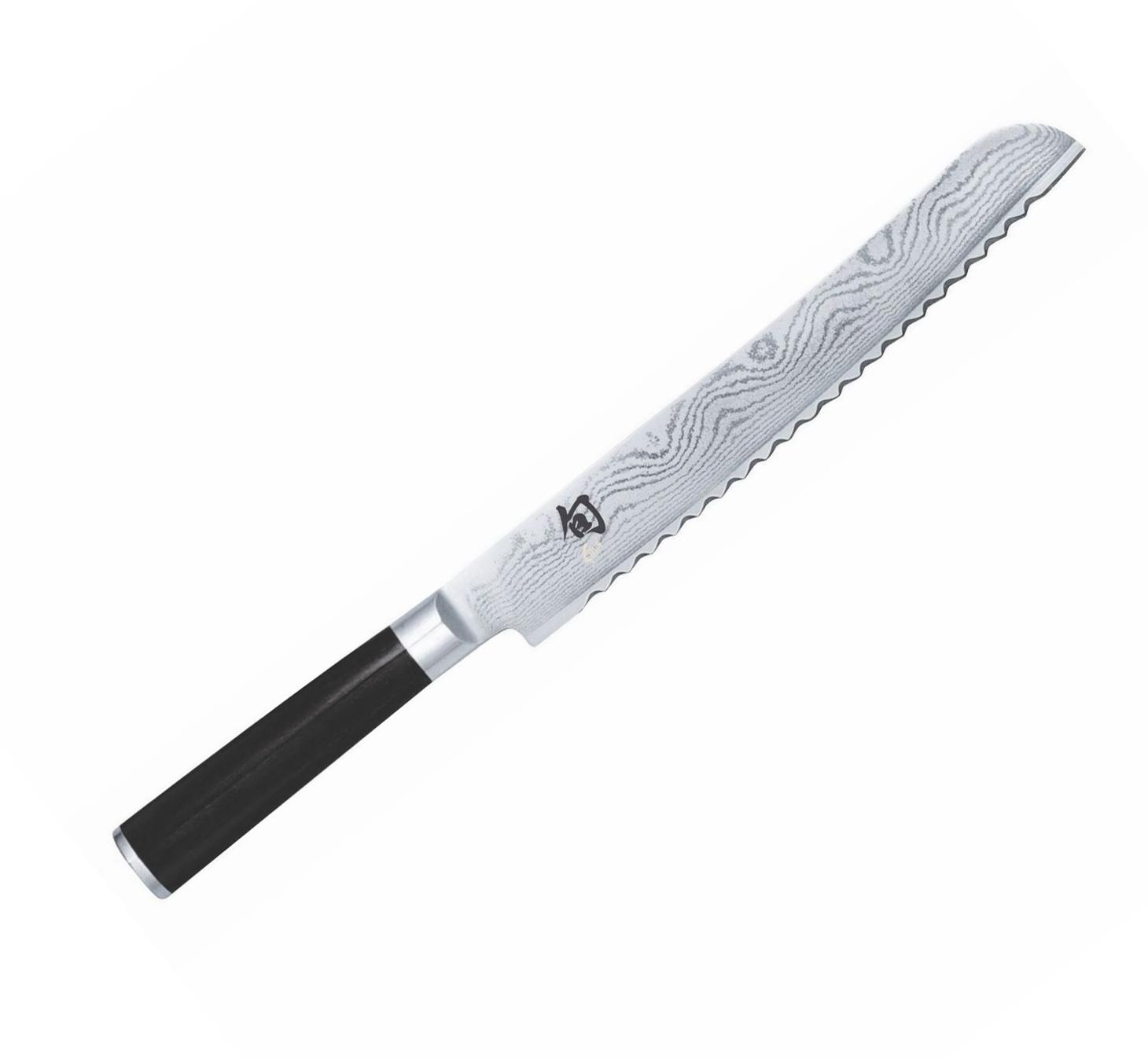 Damaszener Kai Shun Classic Damaszener Brotmesser mit Pakkaholzgr...