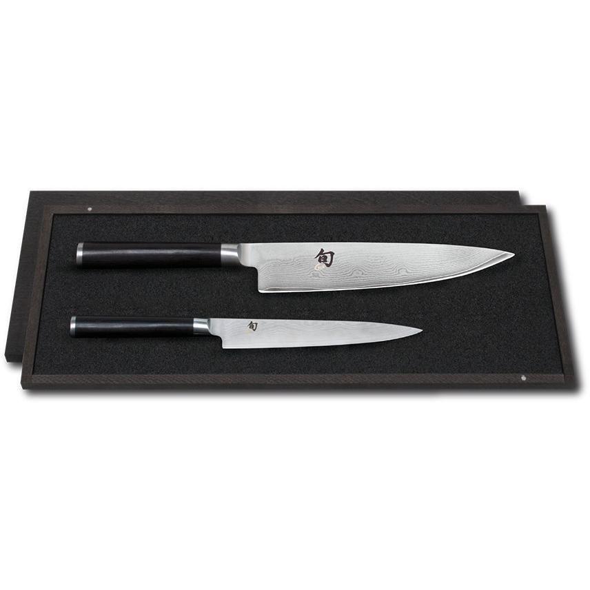 Kai Shun Classic Damast 2er-Set: Filetiermesser und Kochmesser