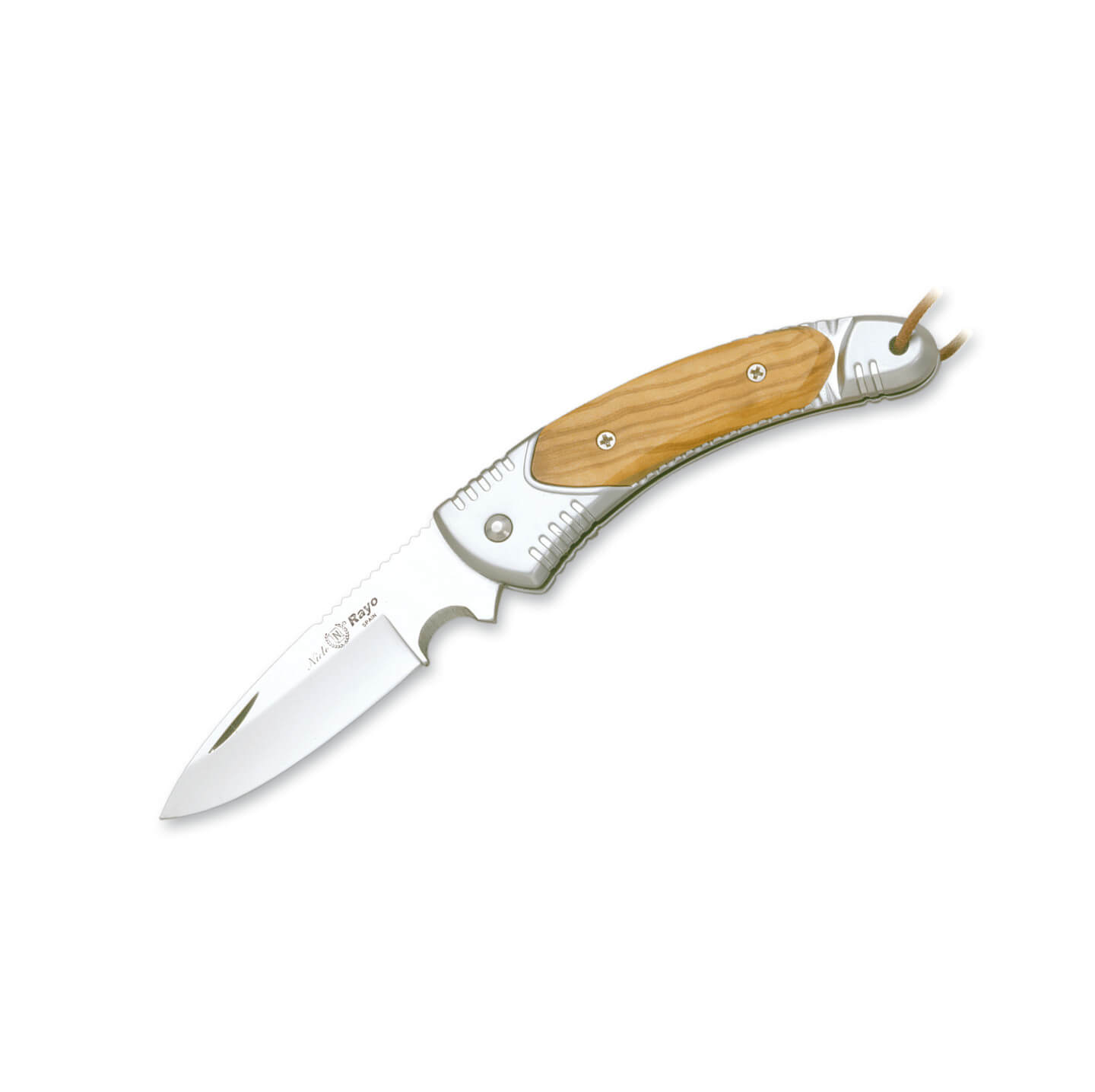 Coltello tascabile Nieto da picnic con manico in legno d'ulivo e ...