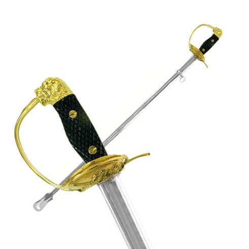 Offizierssäbel der Zivilgarde mit vergoldetem Messinggriff 345030S