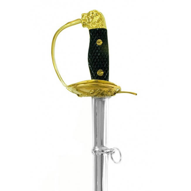Offizierssäbel der Zivilgarde mit vergoldetem Messinggriff 345030S