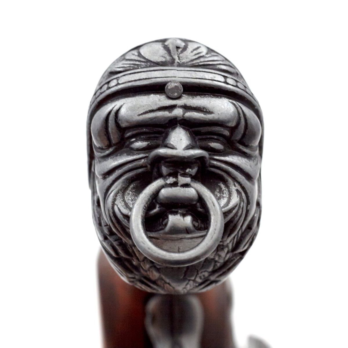 Piraten-Perkussionspistole aus Holz und Metall, Italien, 18. Jahrhundert