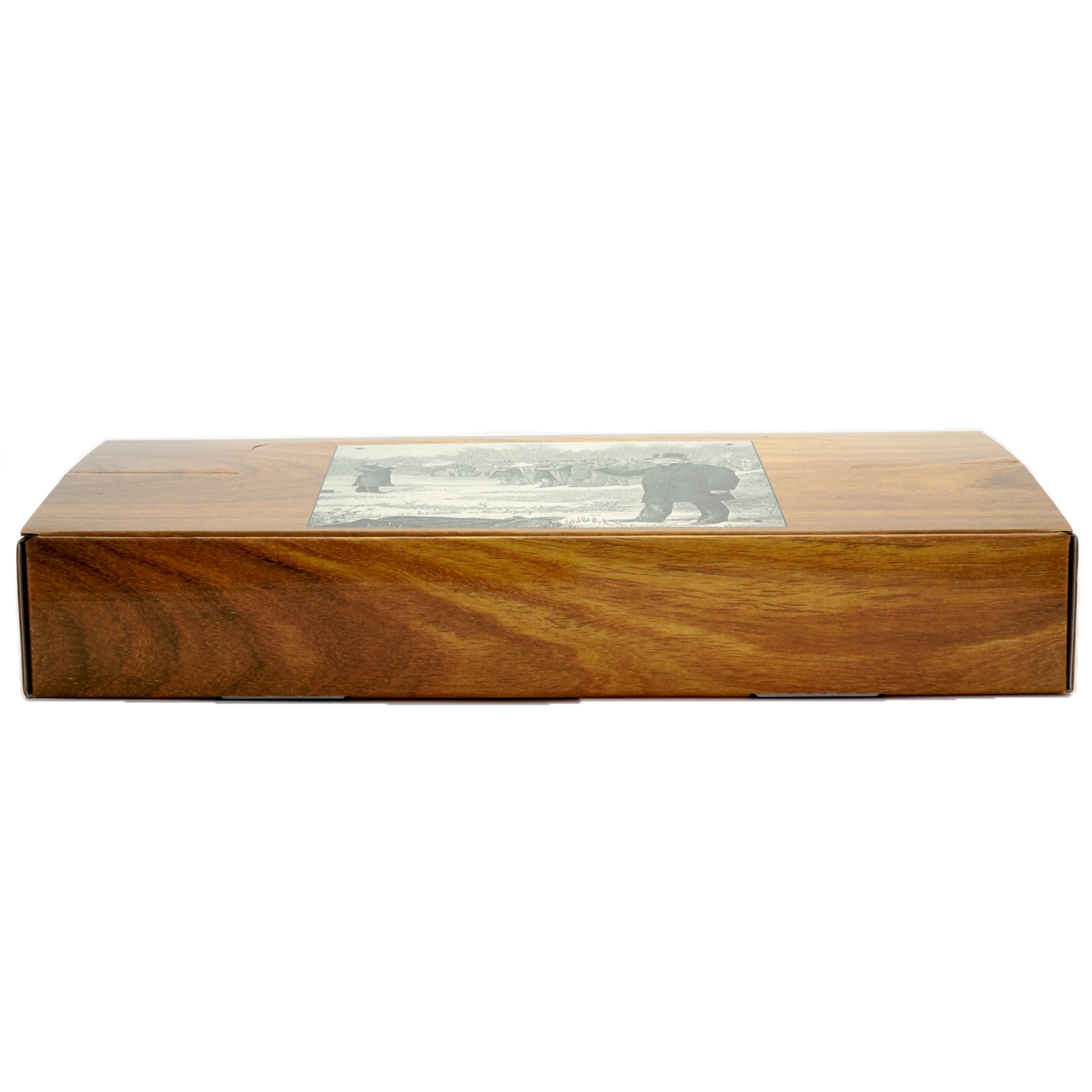 set de 2 pistolas de duelo de madera y metal S. XVIII