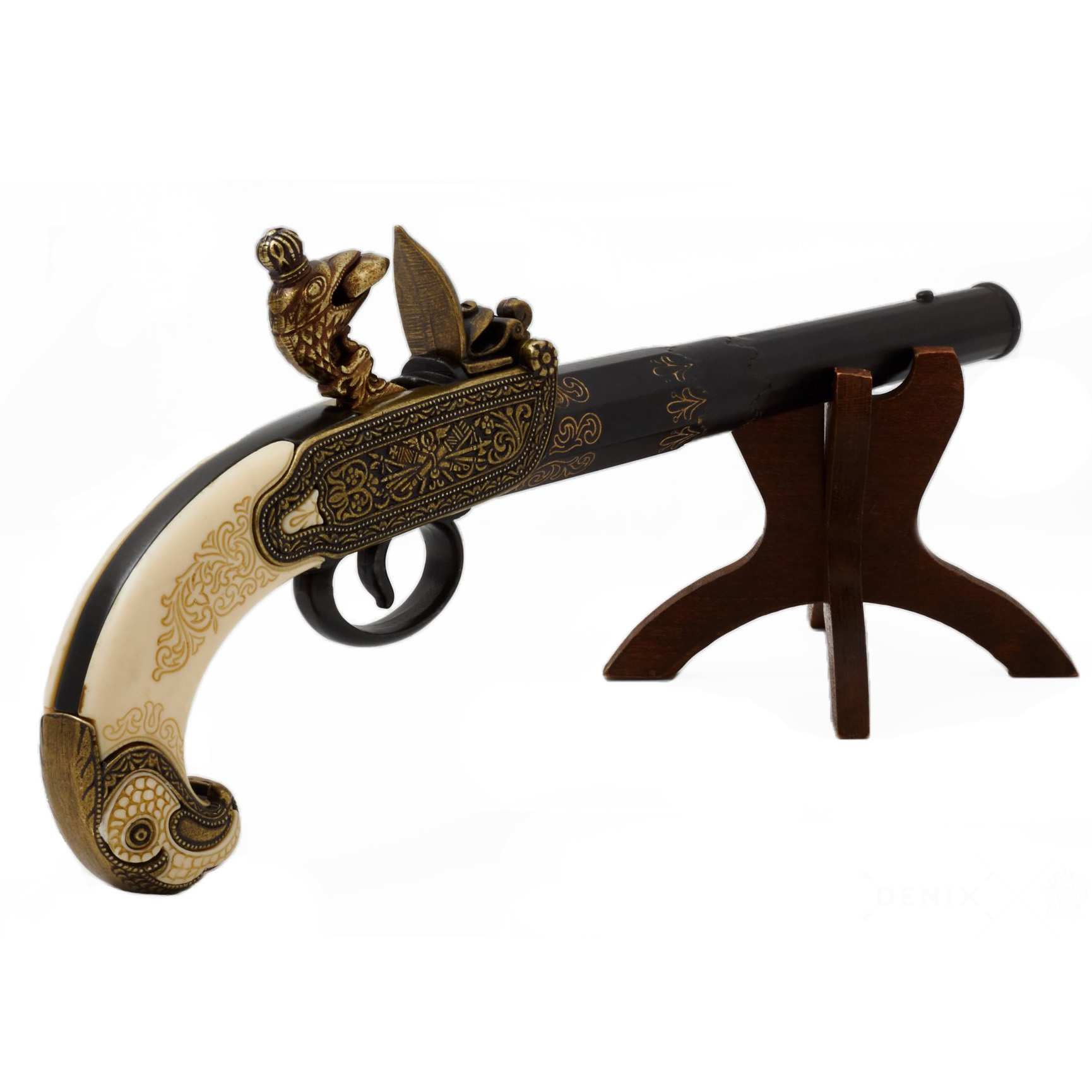 Steinschlosspistole, Tula Russland 18. Jahrhundert