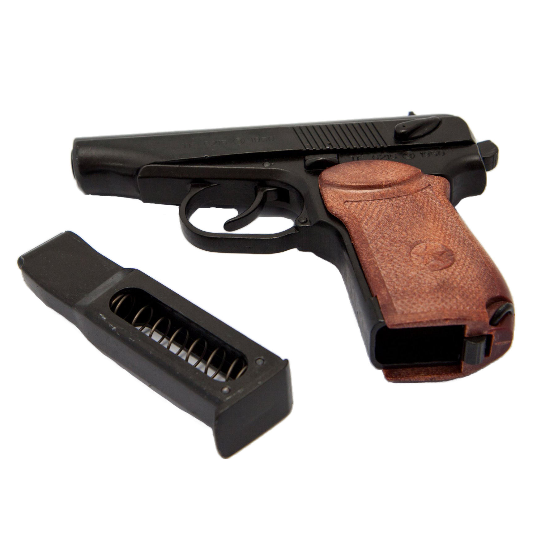 Replika der PM-Pistole, Russland 1955, aus Metall und Kunststoff-Holzimitat