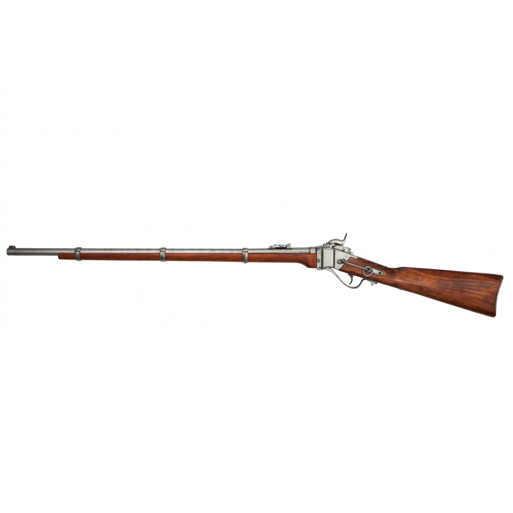 Fusil militar Sharps, USA 1859, fabricado en madera y metal