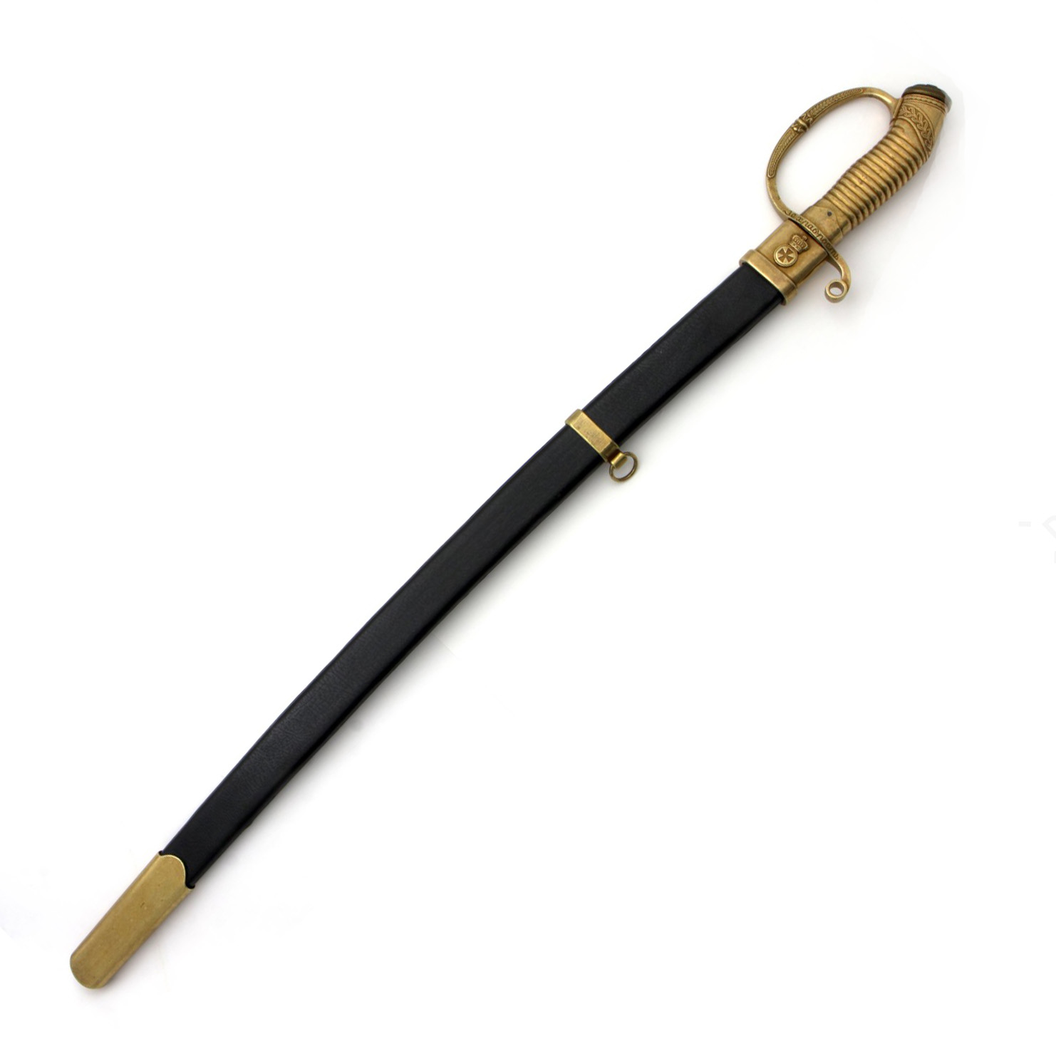 Sciabola di San Giorgio, Russia 1913, in metallo con fodero in plastica foderata