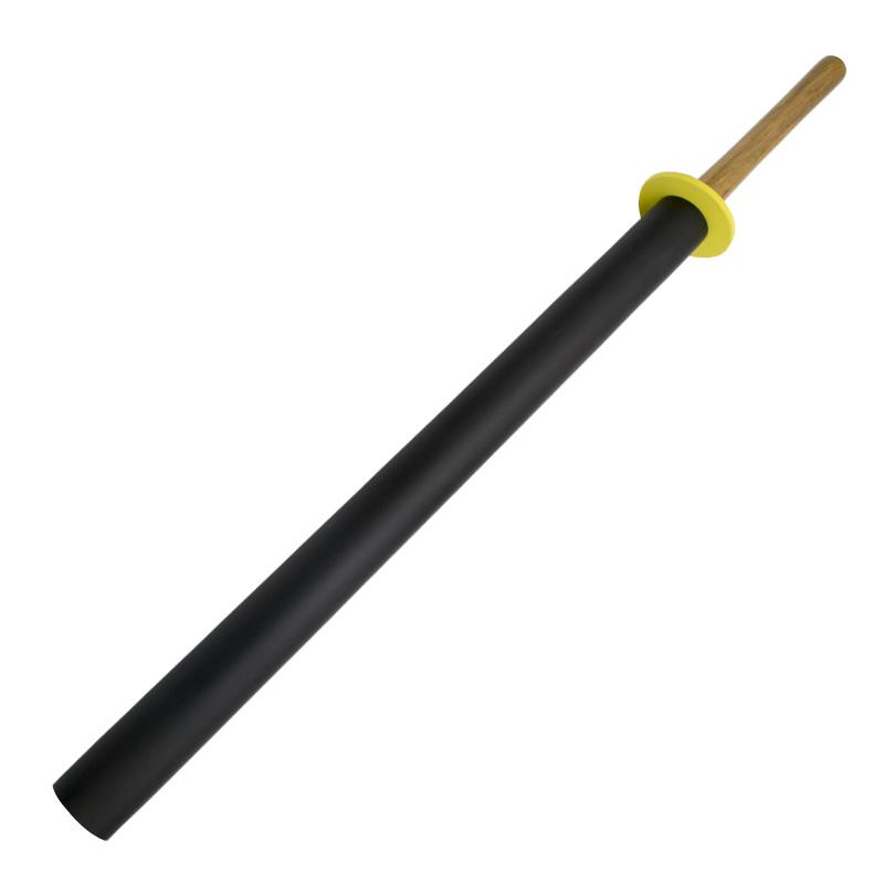 Trainingsbokken mit Schaumstoffklinge und Holzgriff