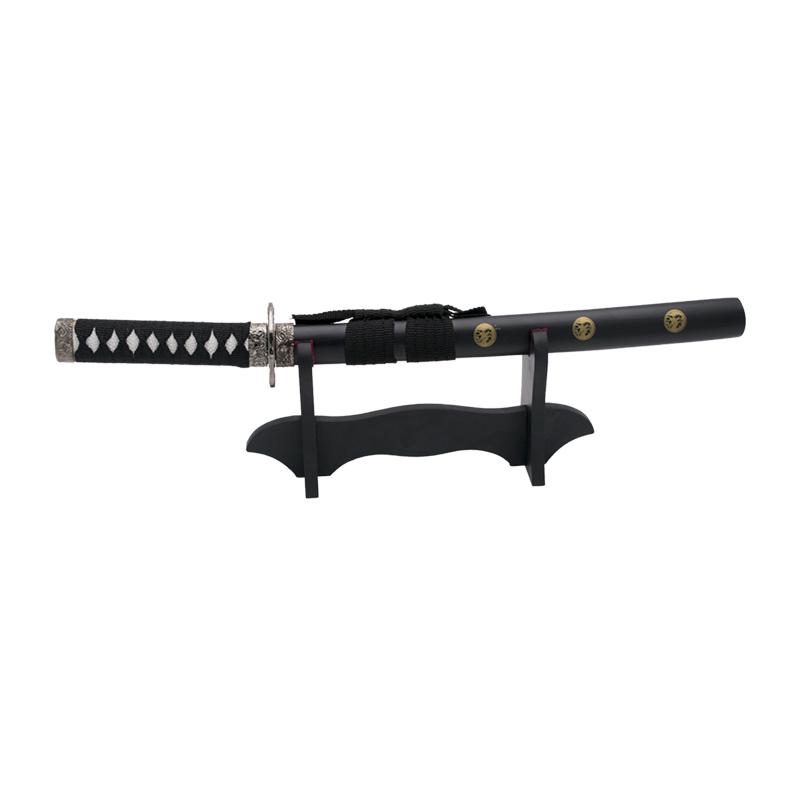 Tanto avec fourreau noir avec décorations dorées