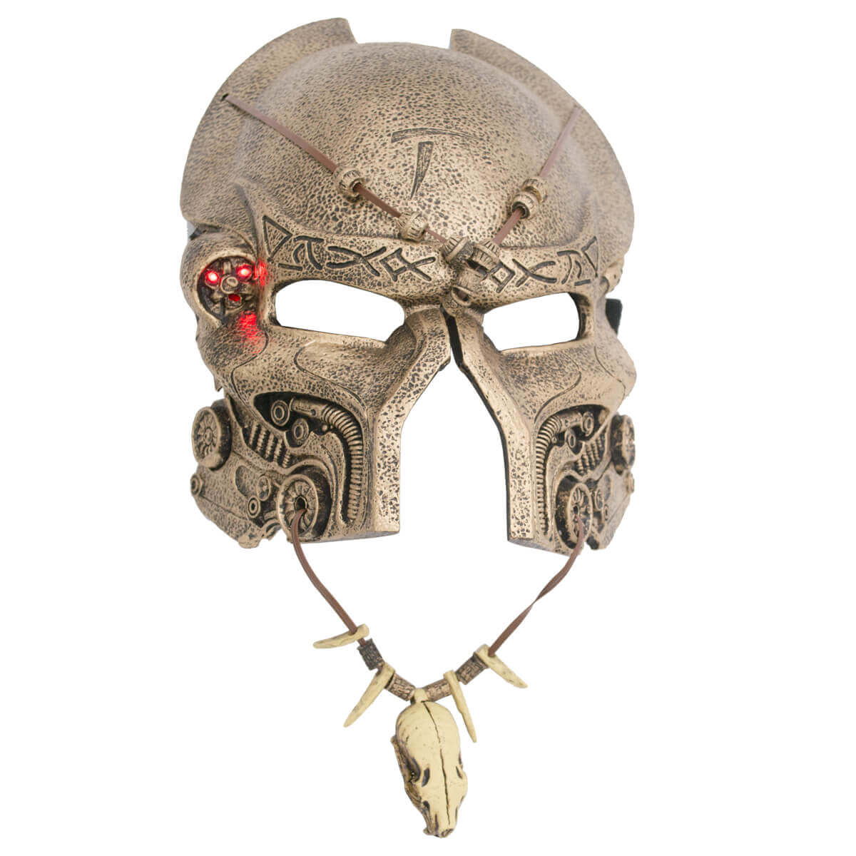 máscara de resina com luz led