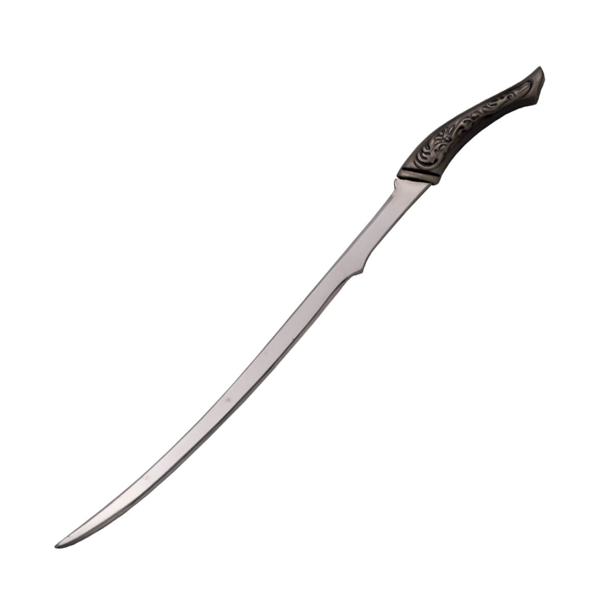 Arwen letter opener with nickel-colored knob and guard and 16.5 c...