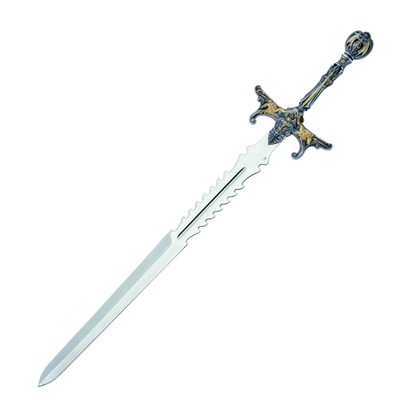 Espada dos Cavaleiros do Apocalipse com lâmina serrilhada Marto 6...