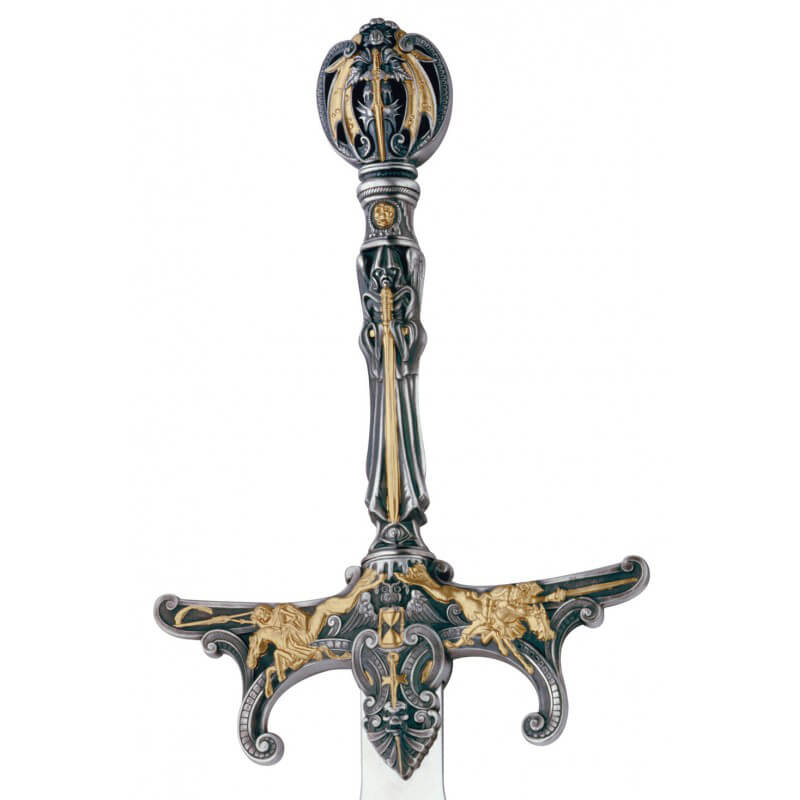 Espada dos Cavaleiros do Apocalipse com lâmina serrilhada Marto 603