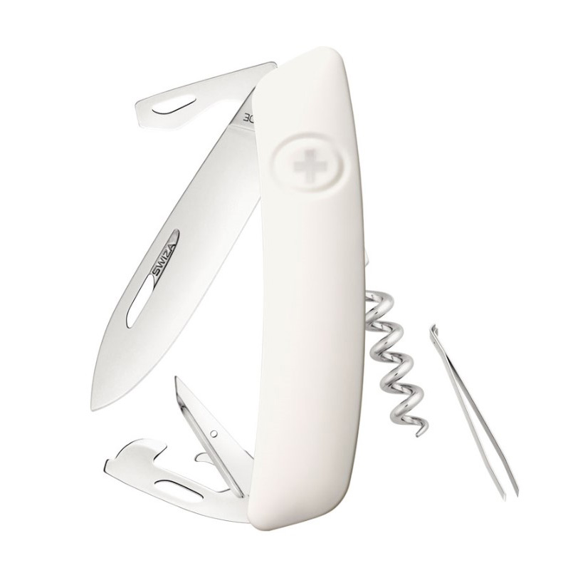 Swiza D03 Weißes Mehrzweckmesser mit 11 Funktionen