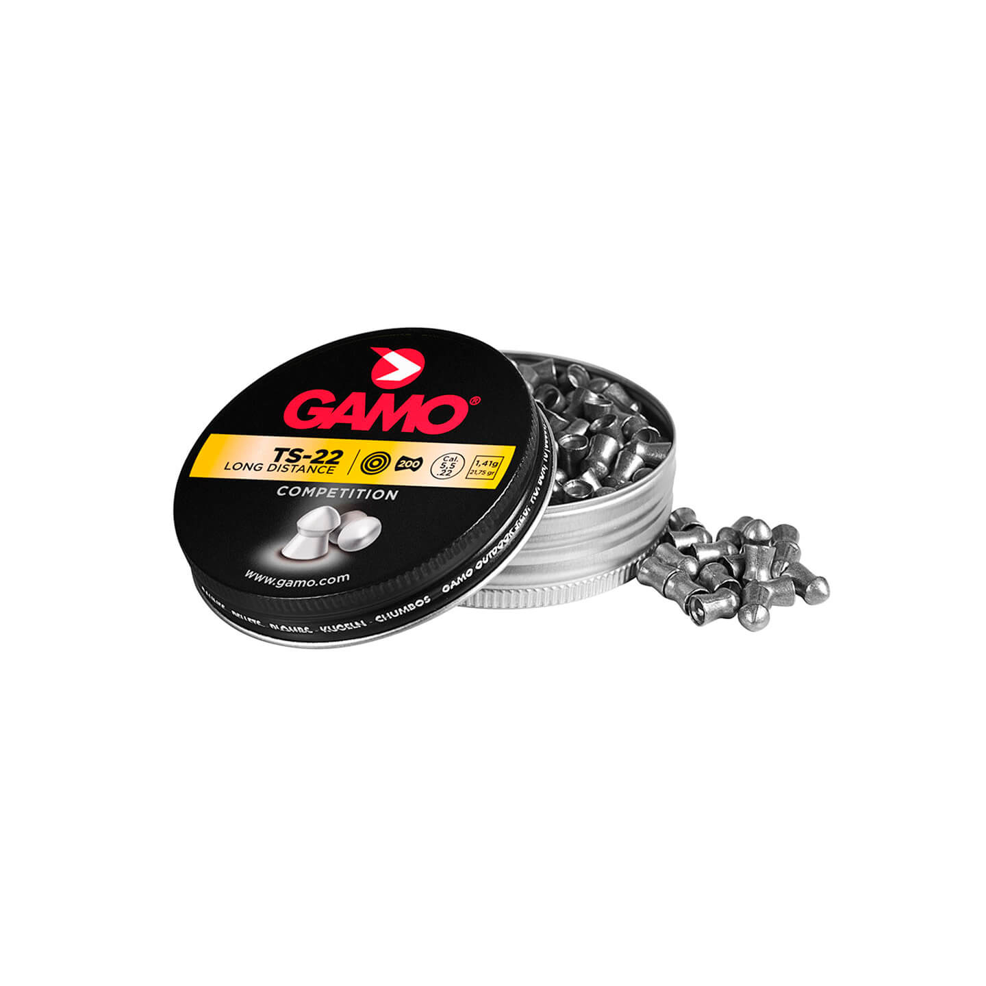 Gamo TS-22 5,5 mm Pelletdose mit 200 Einheiten