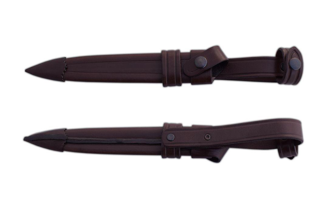 JV Deutscher Grabendolch mit Holzgriff und Klinge aus 1095 Kohlenstoffstahl