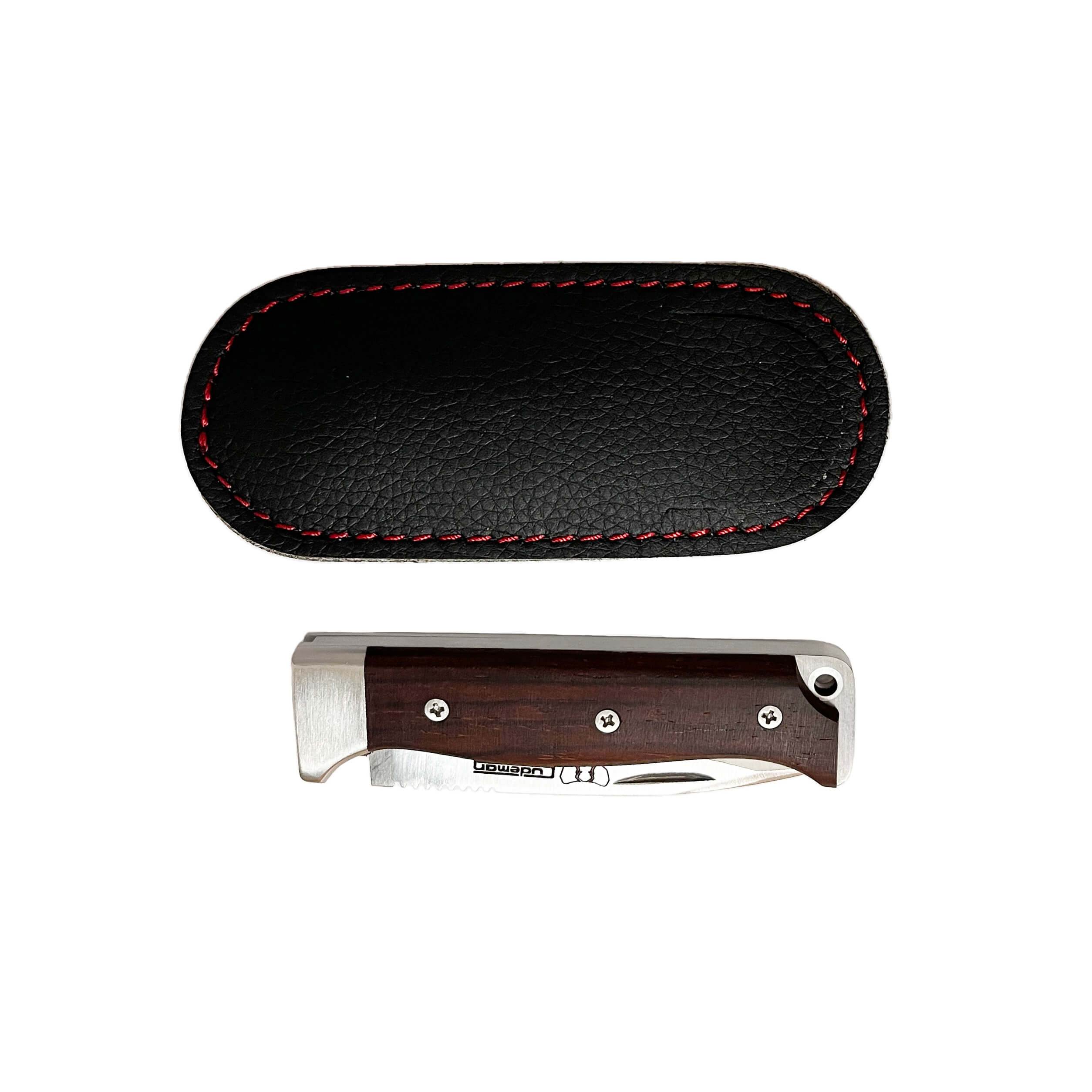 Couteau de poche Cudeman MT9 avec manche en bois de cocobolo et lame de 7,2 cm