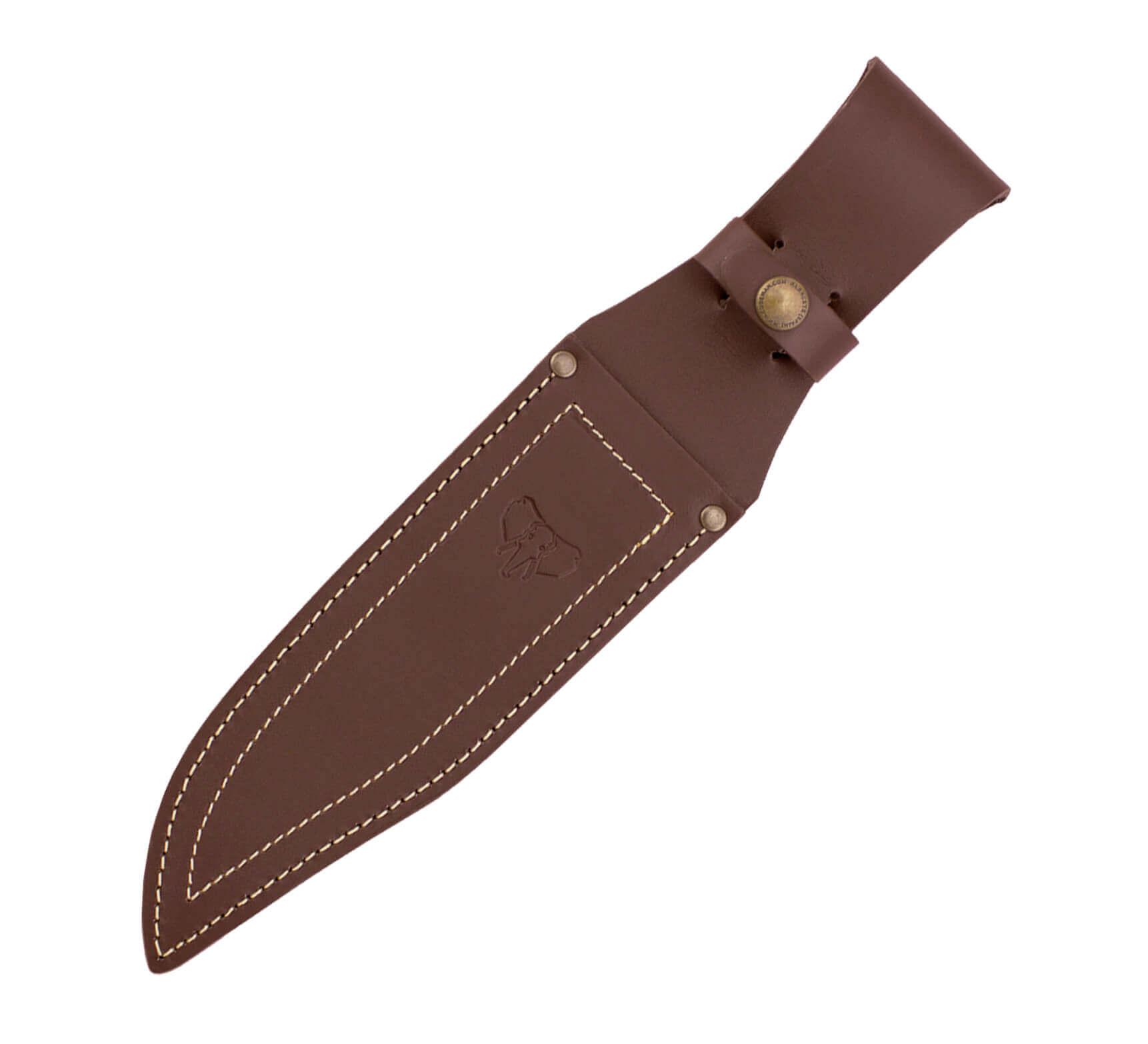Coltello Cudeman Bowie 106-C con manico in corno di cervo e lama da 25 cm
