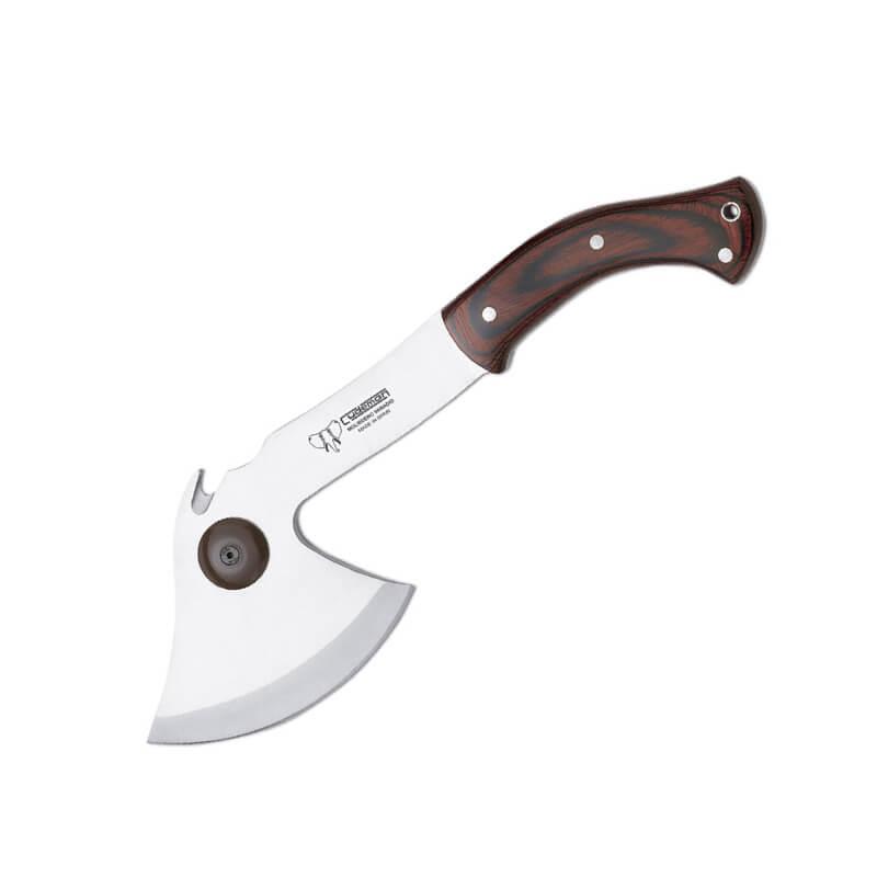 Machado de caça Cabo de resistência vermelho polido. aço MoVa