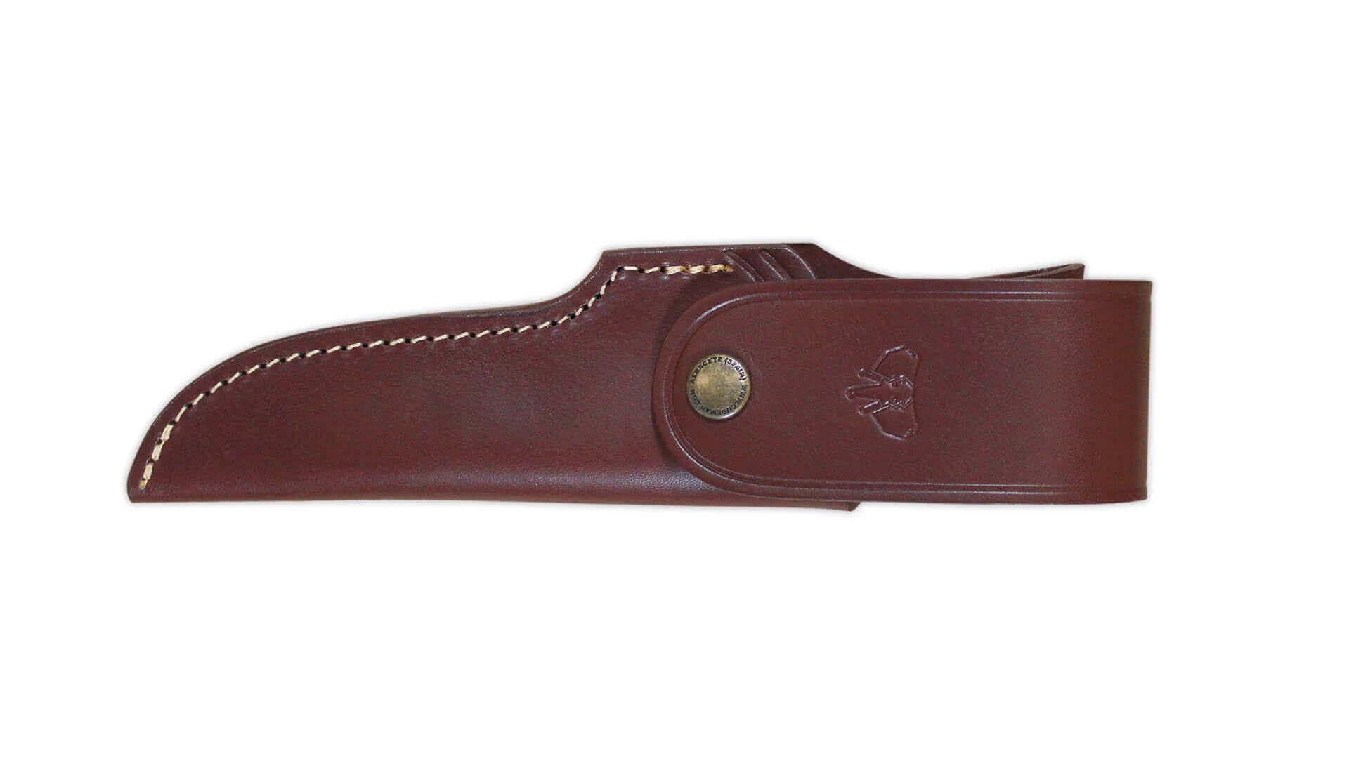 Cuchillo de caza Cudeman Akeley con mango de madera de nogal