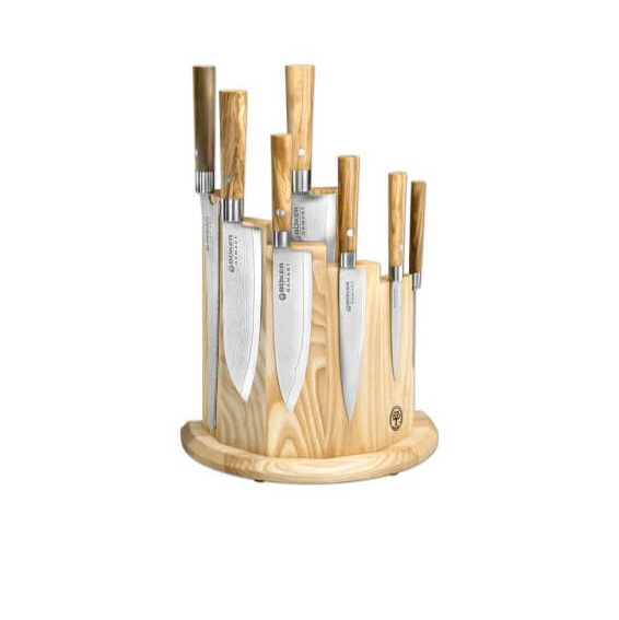 Set di coltelli Damasco Olive Knife Set di Boker