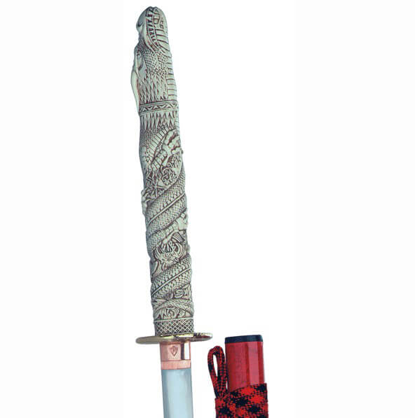 Duncan Macleod Katana com cabo de resina Marto Dragon Head HI8180