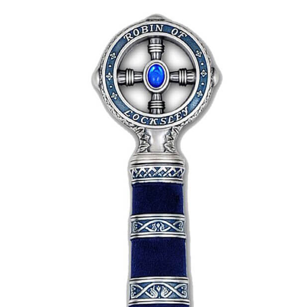 Espada Robin Hood em prata com gravação profunda Marto MA754.1