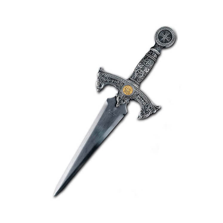 Templerdolch mit Silberfinish Marto 733