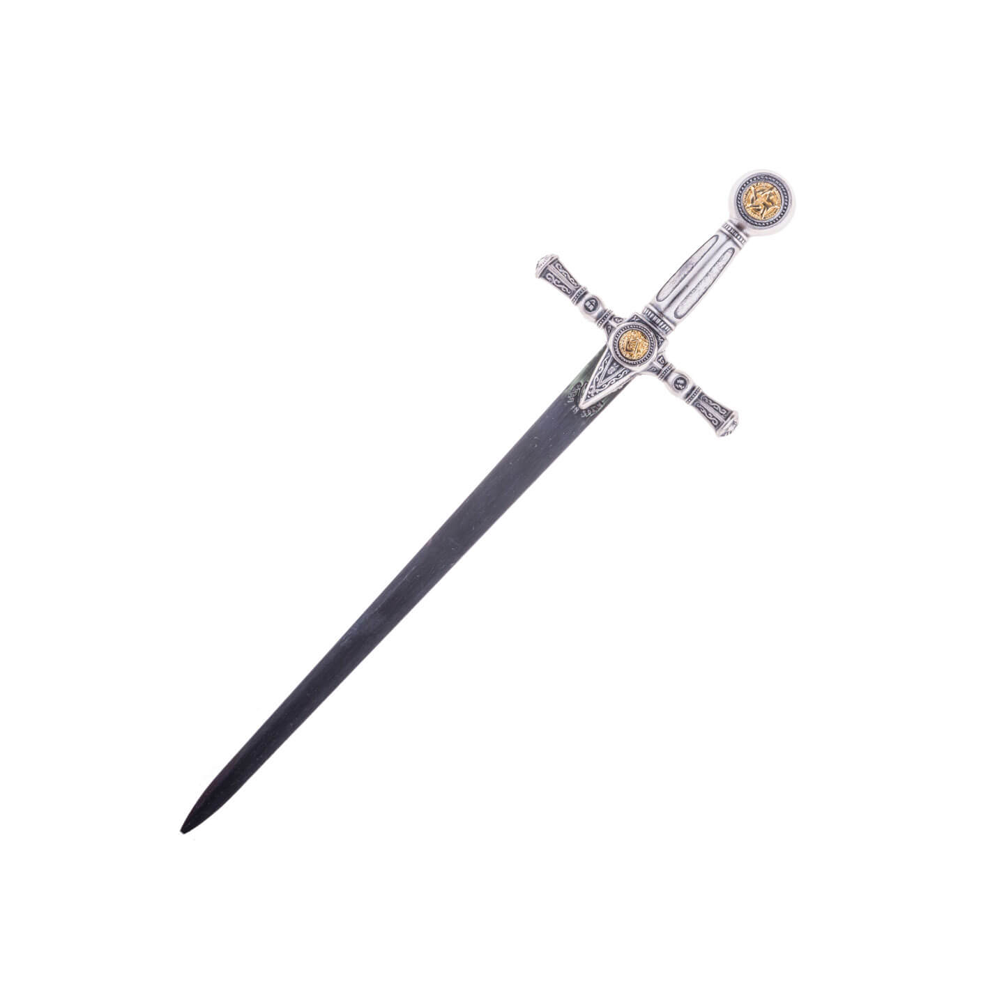 Ouvre-lettre épée de maçon avec finition argentée Marto 8271