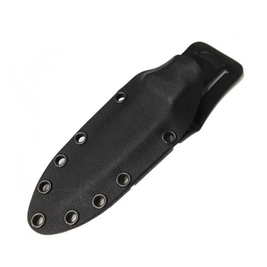 Coltello tattico Muela Kodiak con lama in acciaio sandvik e manico in micarta nera e fodero in kydex