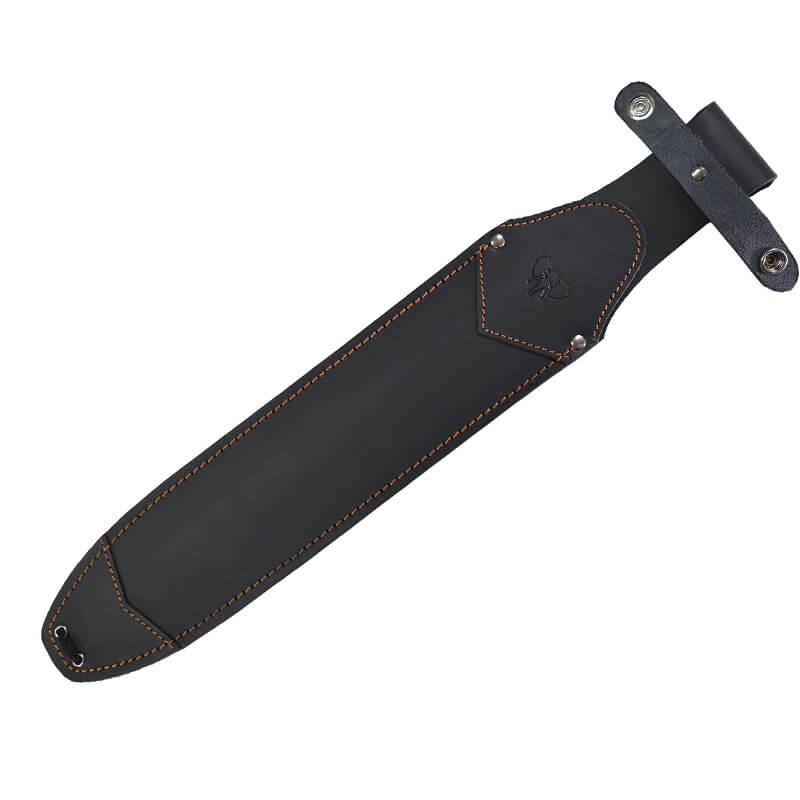SVK II Cudeman survival machete with black micarta handle