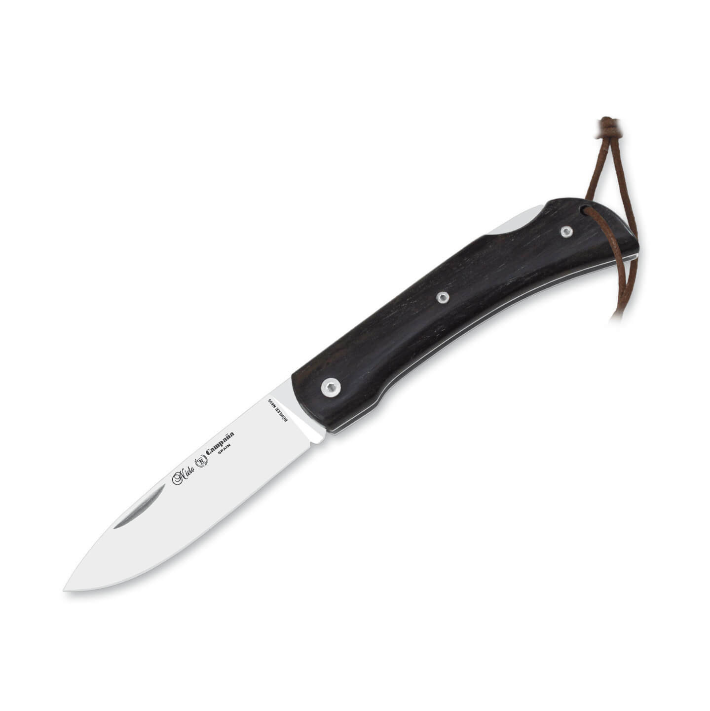 Canivete Nieto Campaña com cabo de madeira de granadilho e lâmina...