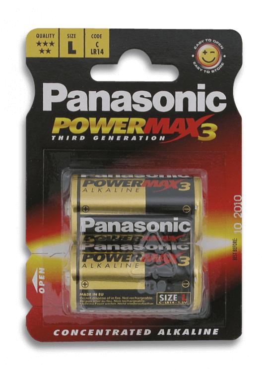 Pack de deux piles alcalines LR14