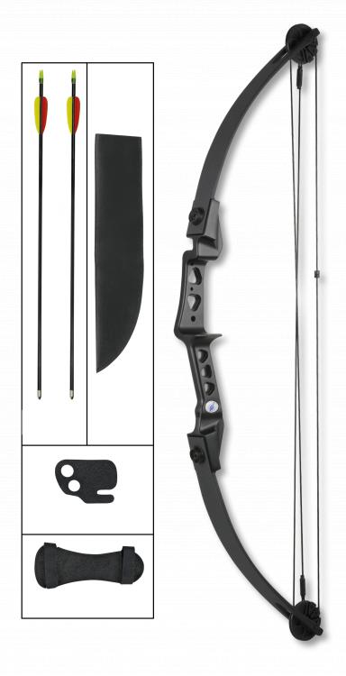 Kit d'arc de démarrage à poulie noire de 29 lb