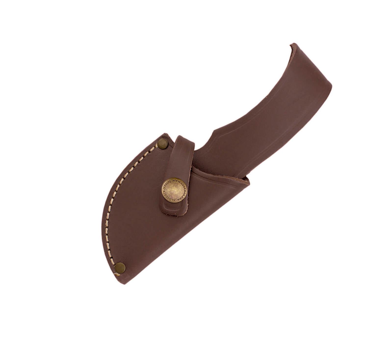 Faca para esfolar com cabo de madeira resistente e lâmina de 7 cm