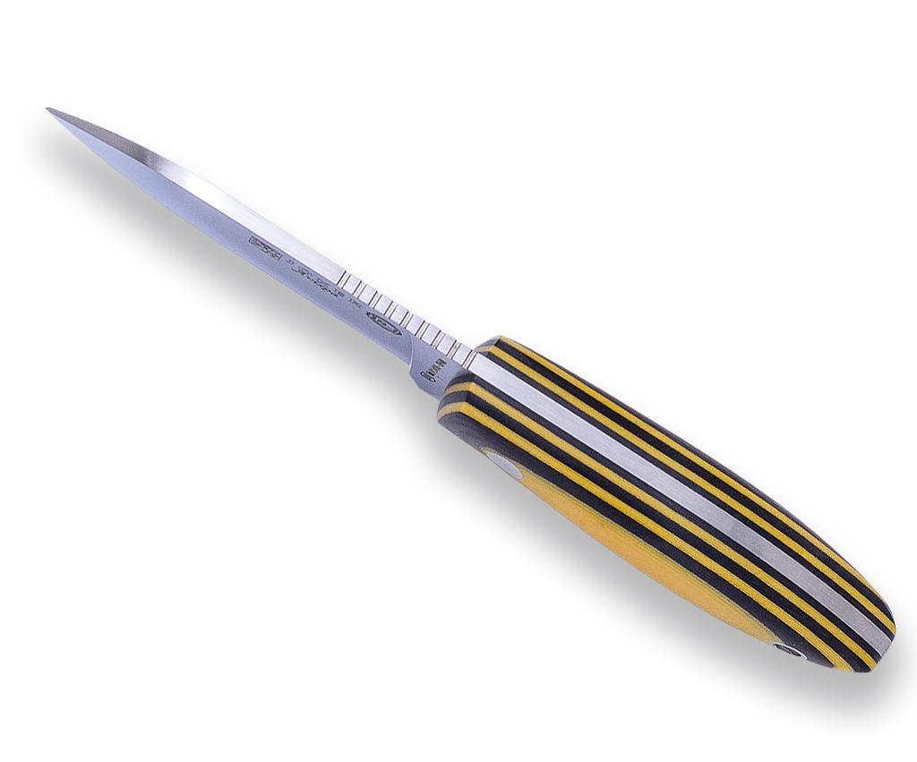 Joker Avispa BS9 Neck Knife mit zweifarbigem Micarta-Griff und Kydexscheide