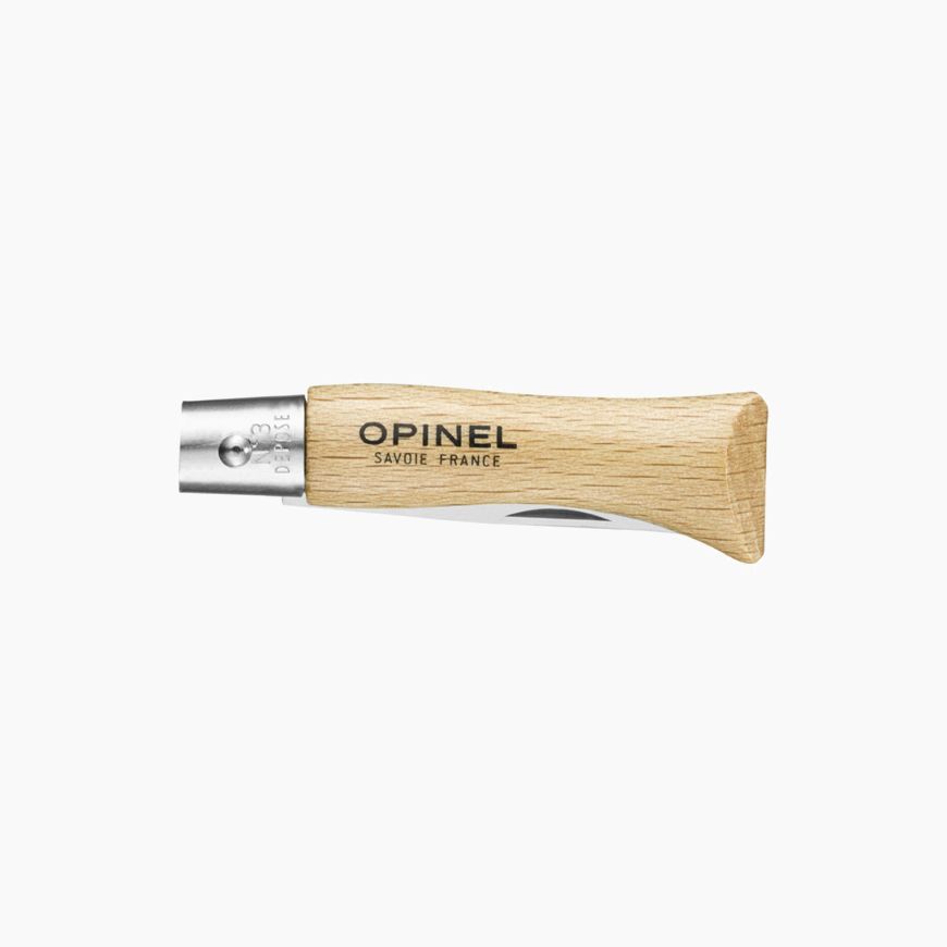 Opinel No. 3 with stainless steel blade and varnished beechwood handle