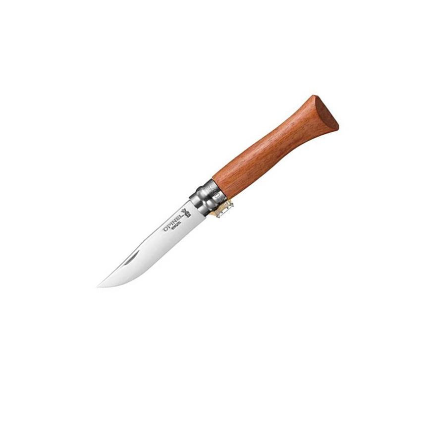 Opinel N06 bubinga Taschenmesser. Luxus-Box.