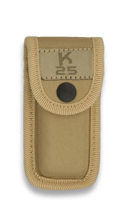 Capa de cor Coyote da marca K25 apresentada em blister