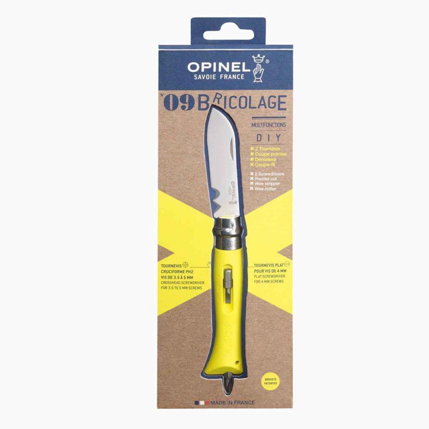 Opinel Nº9 Blister 12 Taschenmesser 6 gelb + 6 grau