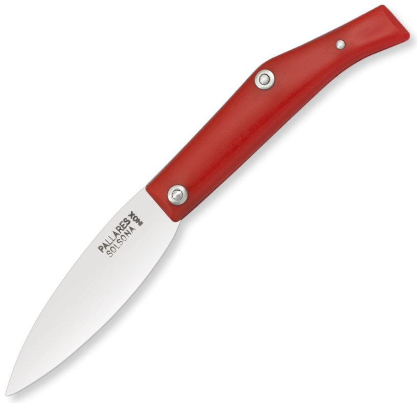 PALLARES Solsona Nr. 00 Taschenmesser mit rotem ABS-Griff und 7 c...