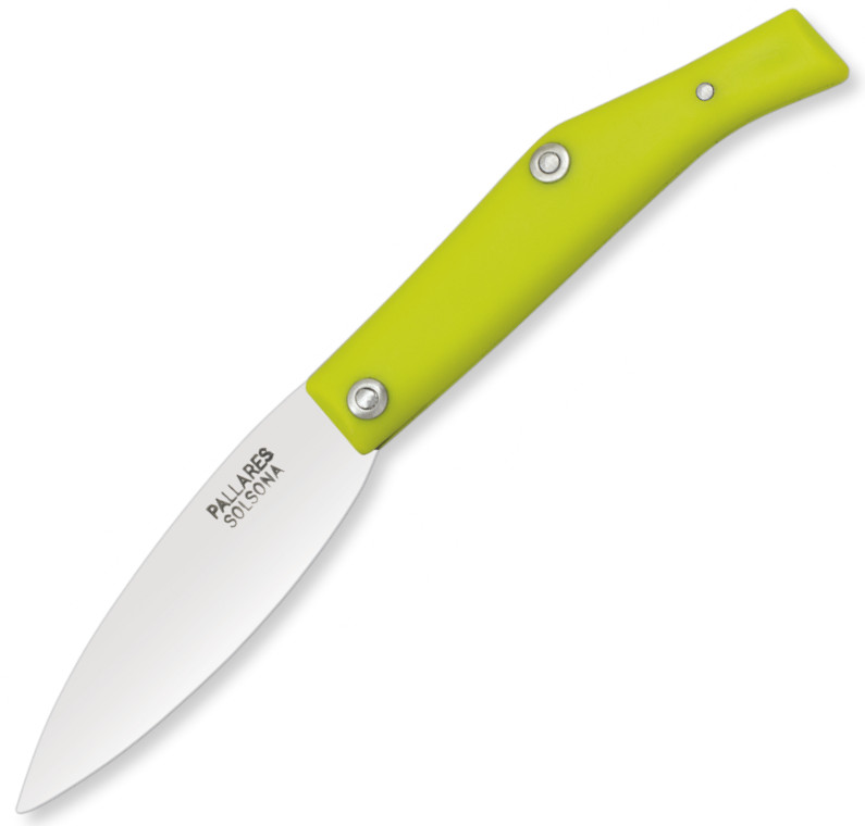 PALLARES Taschenmesser mit grünem Griff und 7 cm langer Klinge au...