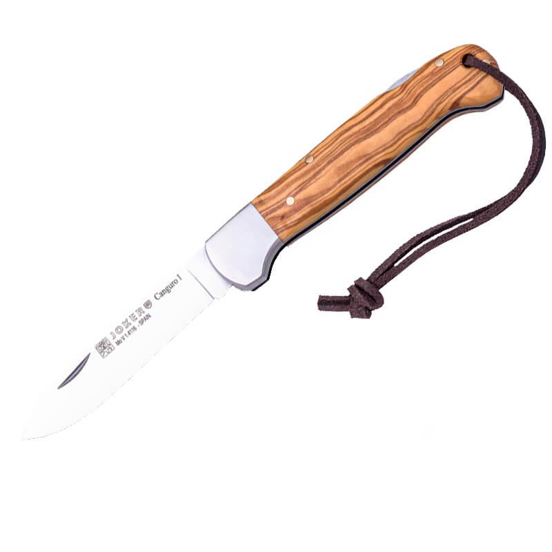 Couteau de poche Joker Canguro I avec manche en bois d'olivier