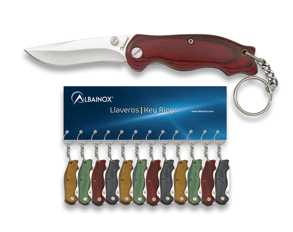 Blister 12 pieces 4 ALBAINOX colors of pocket knives, 5 cm blade ...